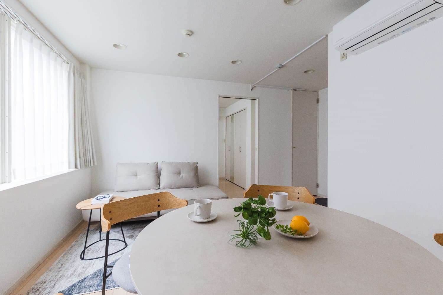 Furniture updated in September 2026 / 7-minute walk from Iidabashi / Room featuring high-quality furniture with a natural aesthetic / MS Building II 201