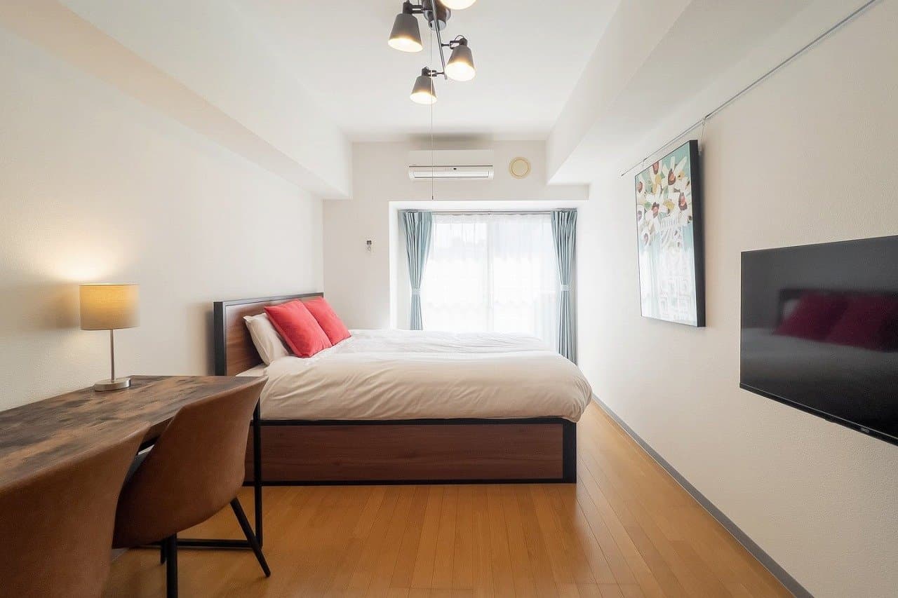 ☆Special rates until the end of September!☆ 车站步行3分钟!市中心设计师公寓/试居/有Wifi/Sky Court神田701