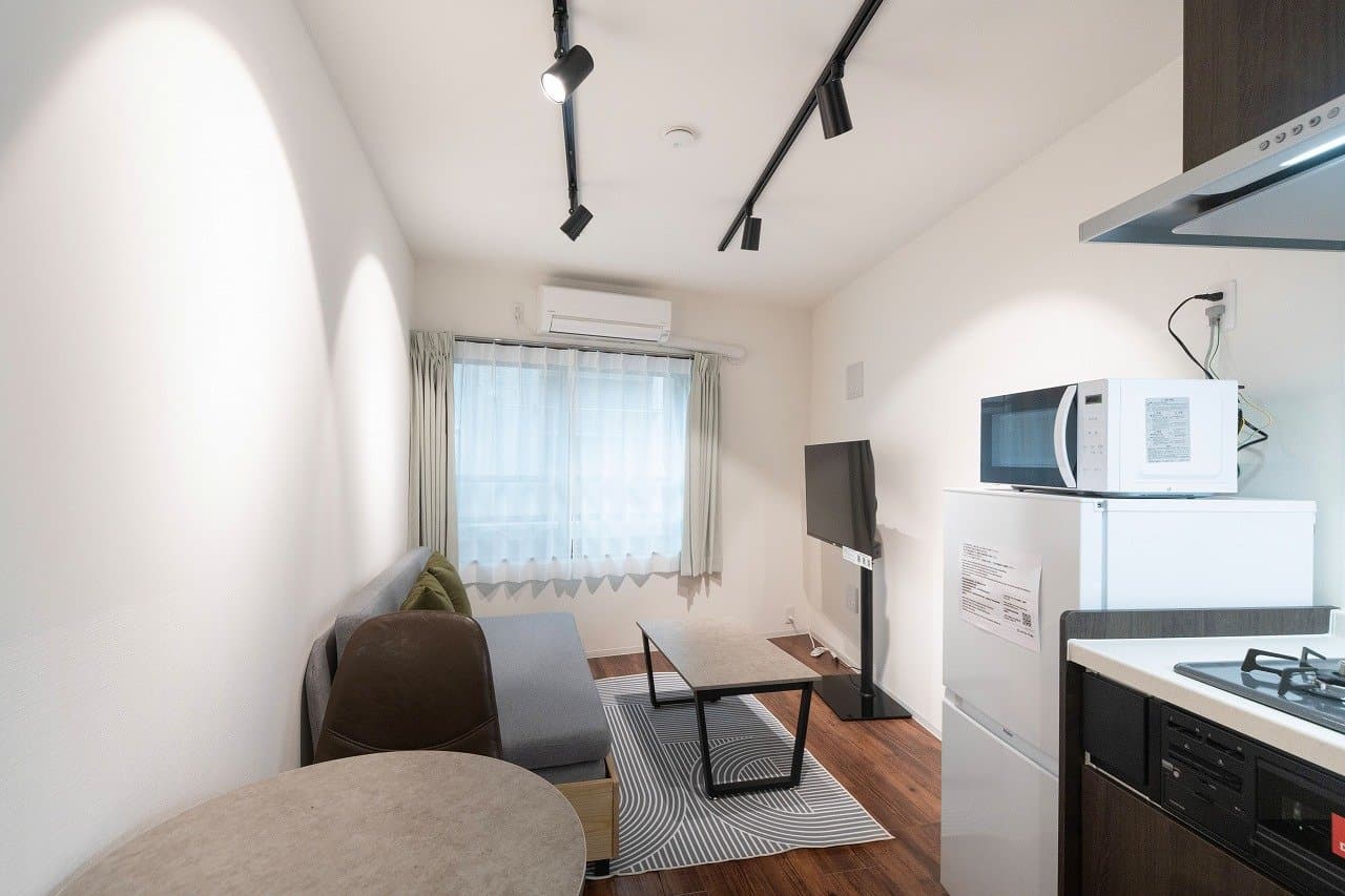 ☆Special rates until the end of September!☆ 步行5分钟即可到达最近的车站/步行即可到达3条线路的3个车站!/格雷斯地球住宅北千住 102 号酒店