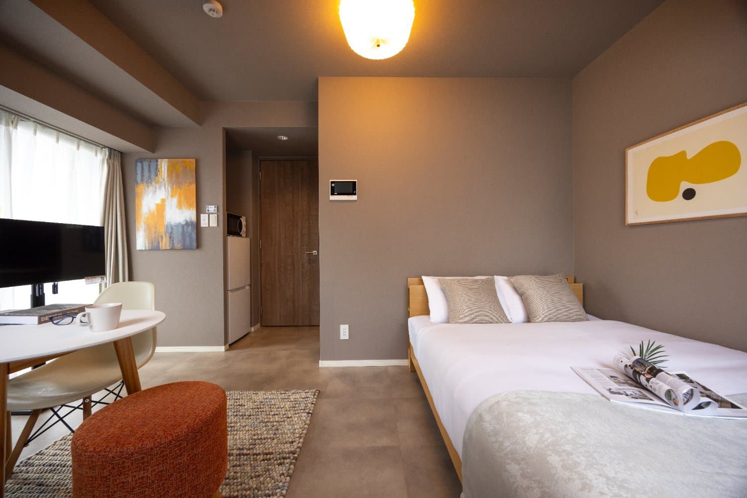 Furniture updated in October 2026 / 5-minute walk from Omori Station / Ideal base for sightseeing / Room featuring high-quality furniture with a natural aesthetic / CREAL premier Omori Kita 401
