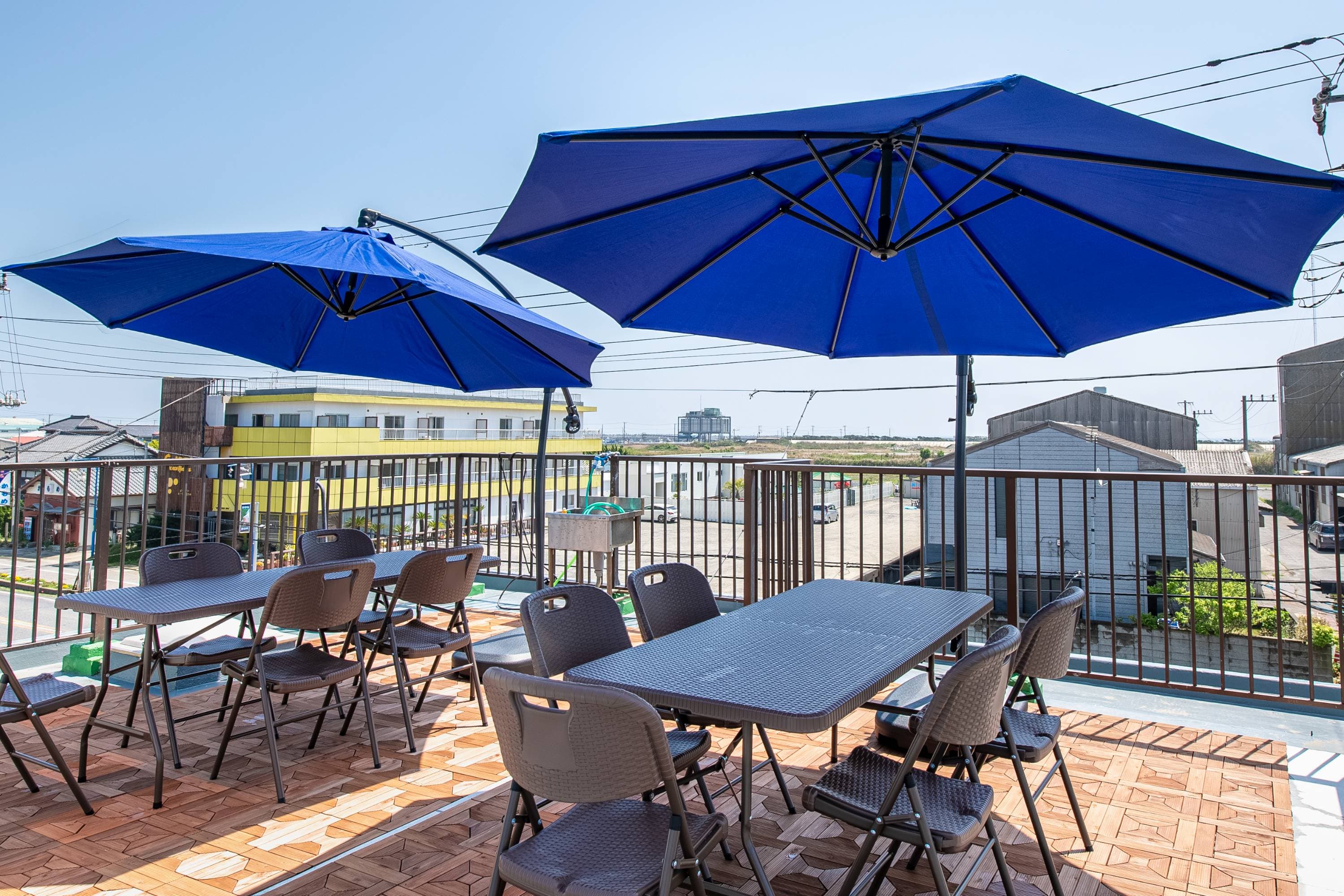 ♢海まで徒歩7分貸し切り戸建て♢ルーフバルコニーでBBQ♪最大10人までOK!ナインヴィラ 九十九里