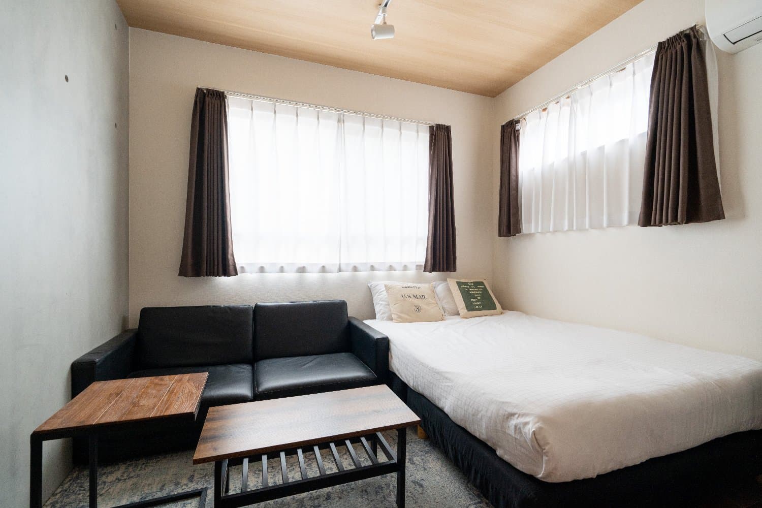 ☆Special rates until the end of September!☆ <特价>竹线1K/浅草寺步行即可到达!/舒适双人床/VILLETTINA201