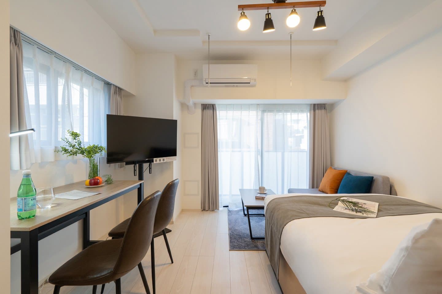 ☆9月末滞在までの特価賃料!☆駅から徒歩9分!旅行に便利な立地/家具・家電完備/無料Wi-Fi/Noble Park RYOGOKU 202